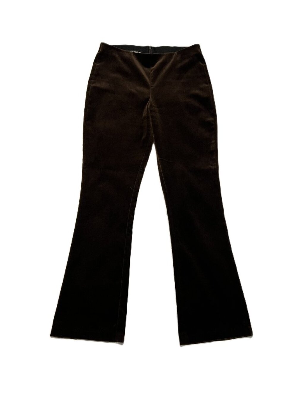 VTG 70s Boho Chic Equestrian Brand Velvet Flared Pants Brown Women's Medium